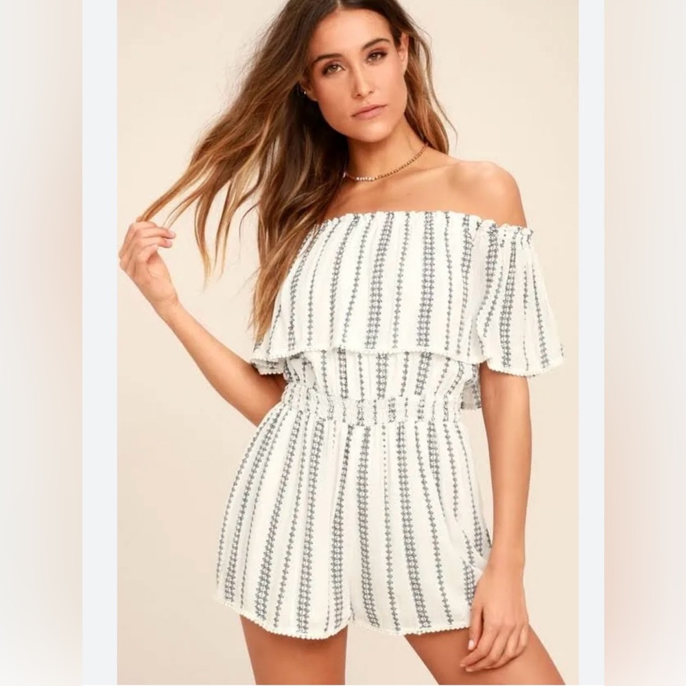 Lulus Off The Shoulder Romper